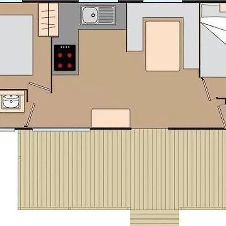 Mobil-home Avec Terrasse Pour 4 Pers. - Api-1-52-1601 Sournia